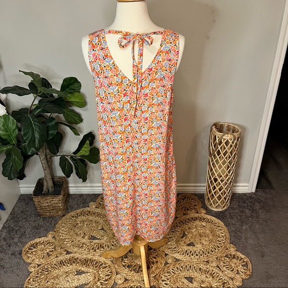 GAP Floral Sleeveless Shift Dress Sz XS - Picture 4 of 11